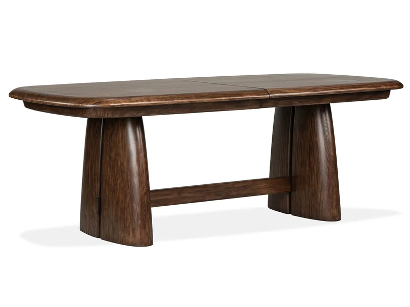 Belville - Trestle Dining Table Top - Chestnut Brown