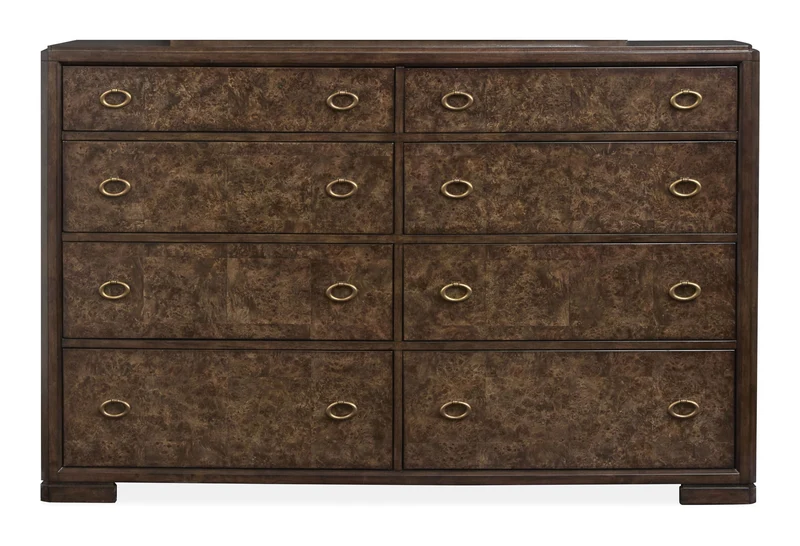 Rowan - Drawer Dresser Dark Brown / Dressers