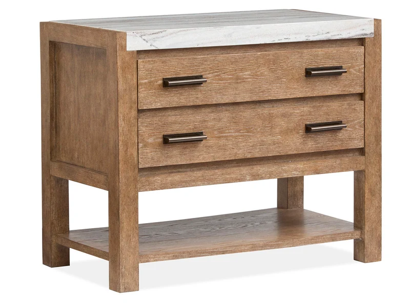 Plum Creek - Open Nightstand Light Brown