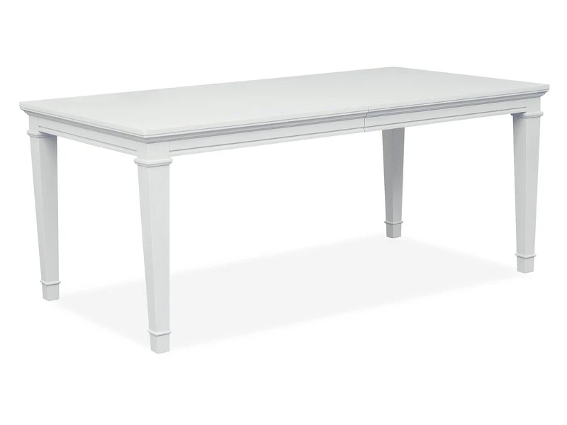 Charleston - Rectangular Dining Table White