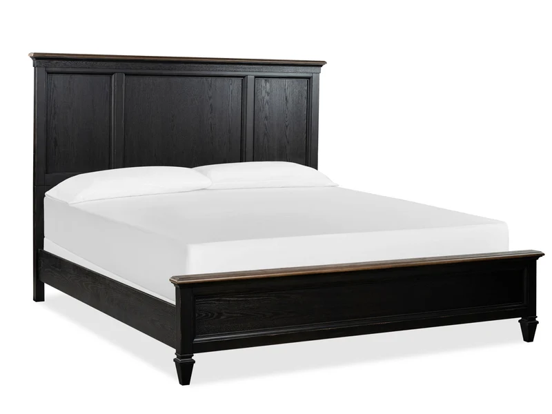 Surrey - Panel Bed Dark Brown / Queen