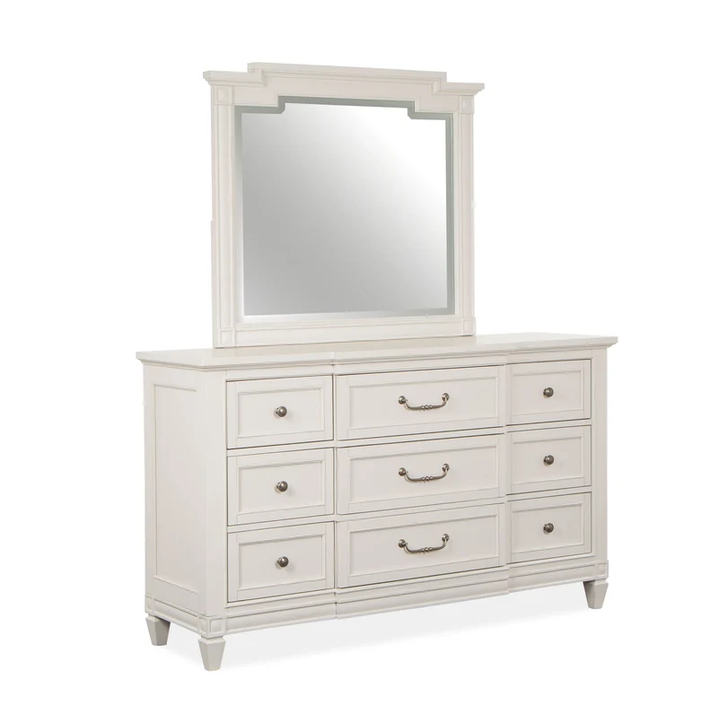 Willowbrook - Drawer Dresser White / Dresser & Mirror