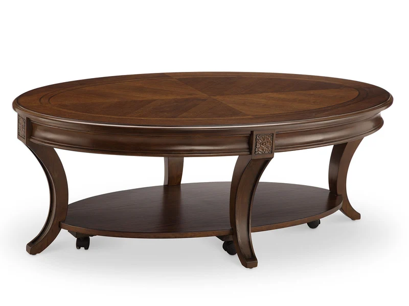 Winslet - Oval Table Dark Brown / Cocktail Tables