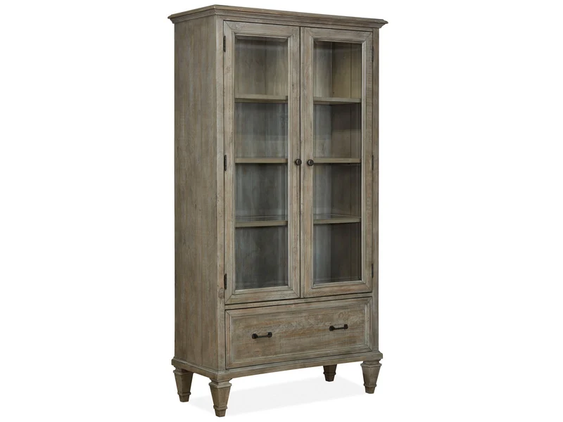 Lancaster - Door Bookcase - Dove Tail Gray