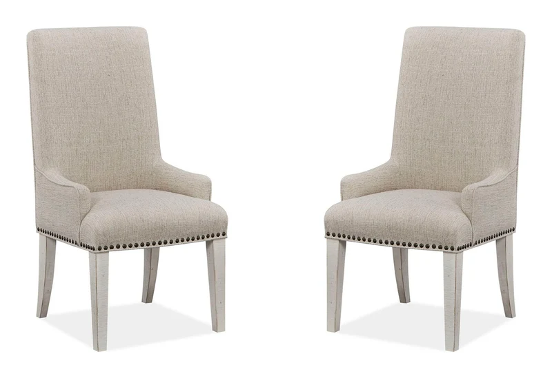 Bronwyn - Upholstered Host Side Chair (Set of 2) - Alabaster