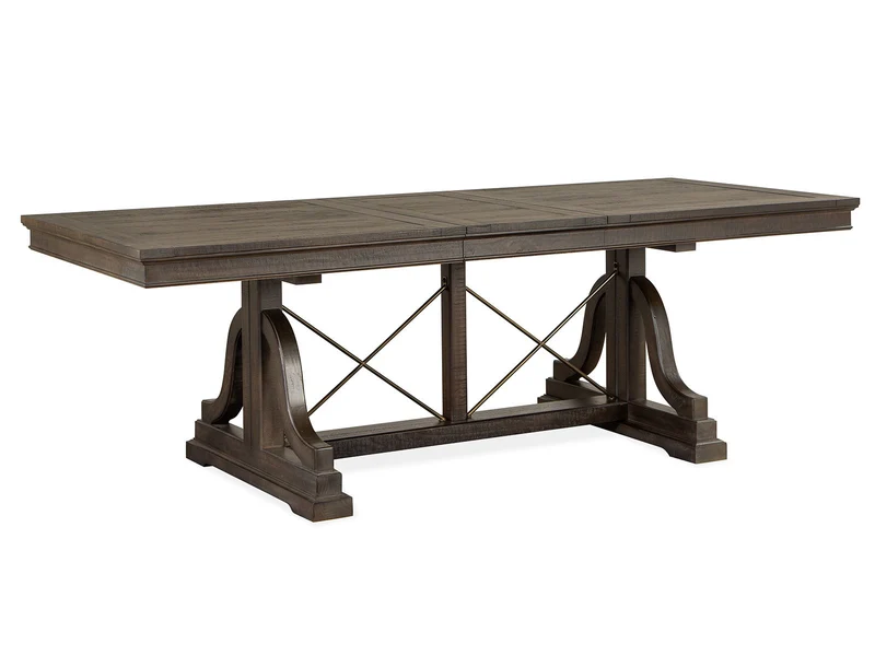 Westley Falls - Trestle Dining Table Top - Graphite