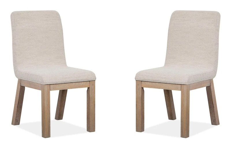 Ainsley - Upholstered Host Side Chair (Set of 2) - Cerused Khaki