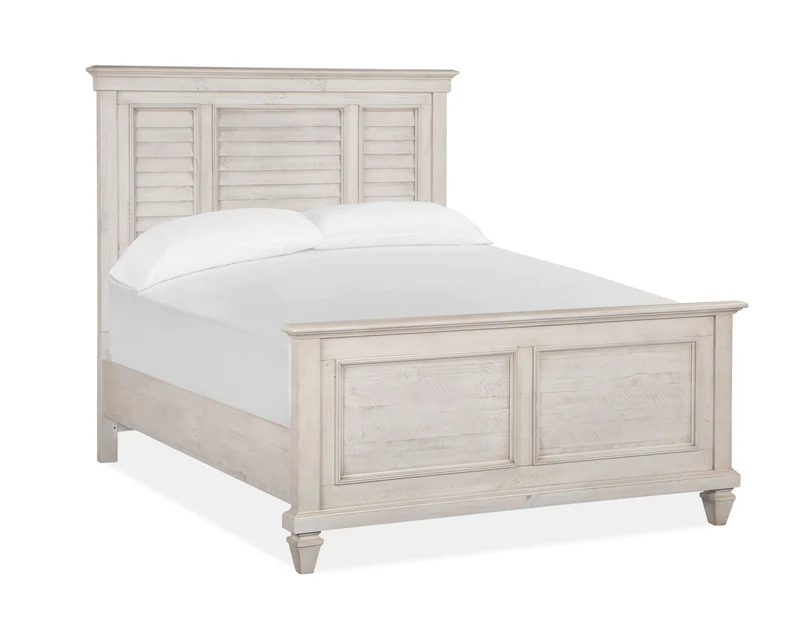 Newport - Shutter Panel Bed White / King