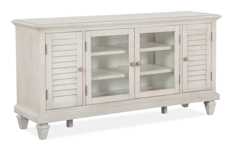 Newport - Console White / 62.13"W x 18"D x 32"H