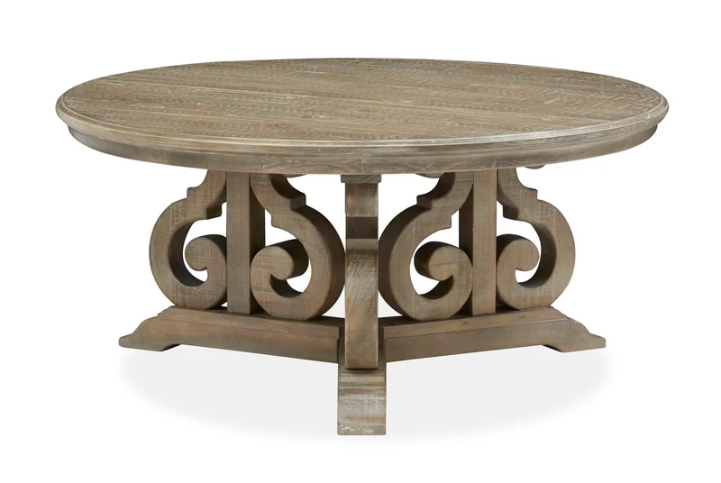 Tinley Park - Round Cocktail Table - Dove Tail Gray