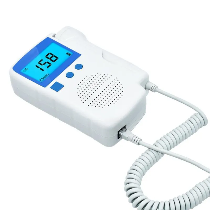 Monitor Fetal Ultrassom Doppler Cor Azul Bebe D2159