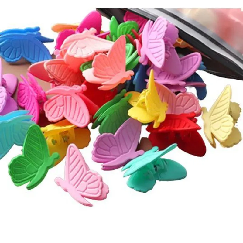 Presilha Coloridas Borboletas Cabelo Acessório Infantil