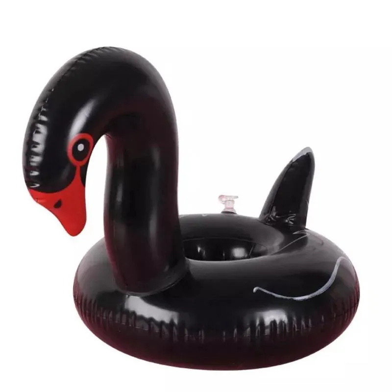 Boia Porta Copo Flamingo Preto Piscina Bo15895