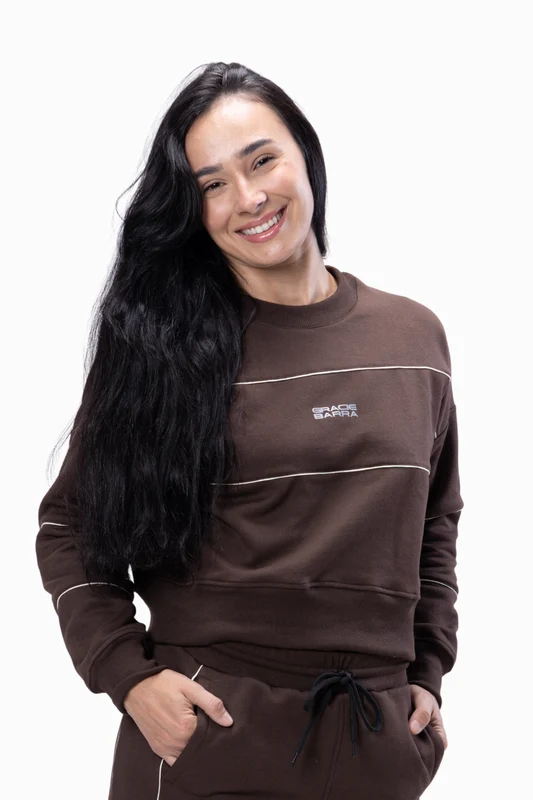 Casaco Feminino Stacked - Marrom P