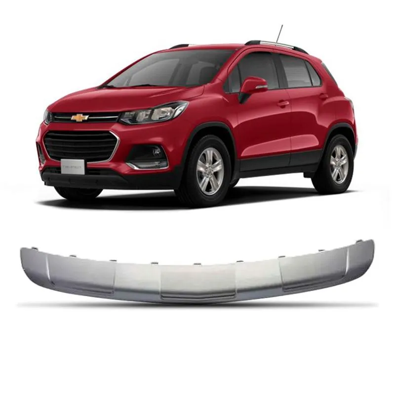 Moldura Inferior Parachoque Dianteiro Prata Nova Genuine Parts Tracker 2017 A 2020