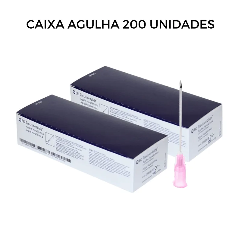 Agulha Hipodermica Descarpack 40x1,20mm 18g Caixas 200 Unid.
