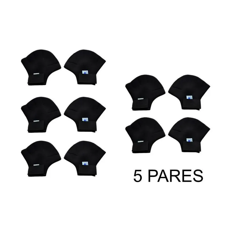 Kit 5 Pares Luva Hidroginástica E Natação Neoprene Pronado.