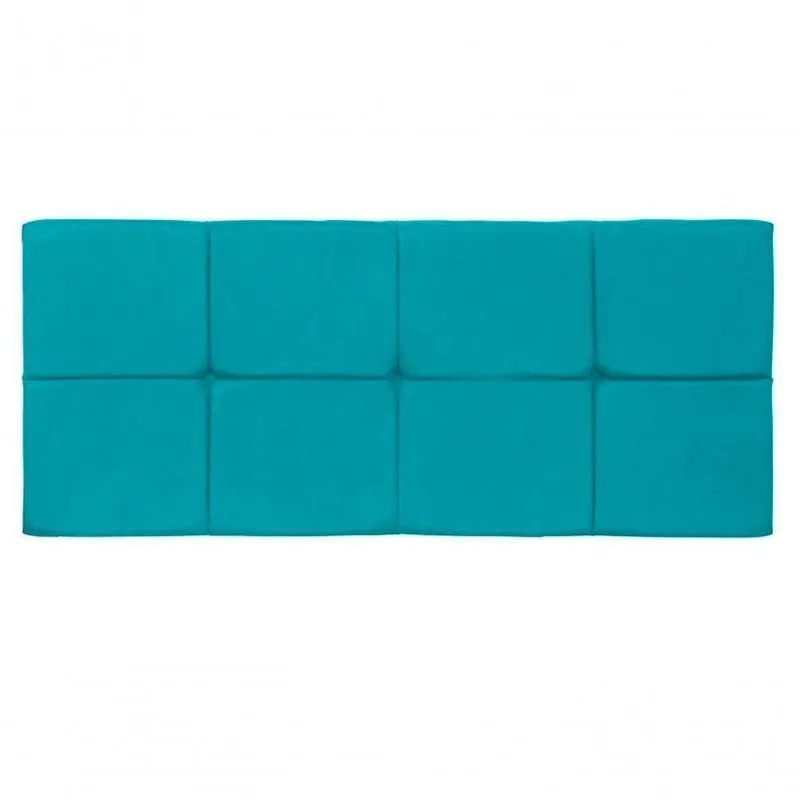 Painel Cabeceira Casal 1,40cm Azul Turquesa