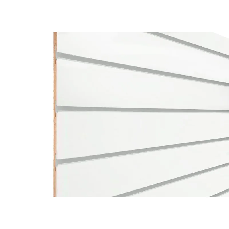 Painel Canaletado 90x45 Branco 18mm Com Canaletas Pvc Branco