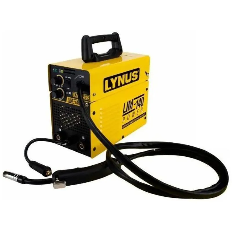 Máquina De Solda Lynus Lim140 Bivolt + Eletrodo E Mascara