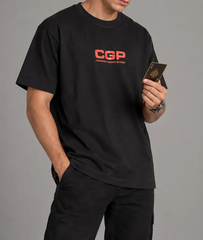 Camiseta CGP Preta Crie sua Própria Sorte