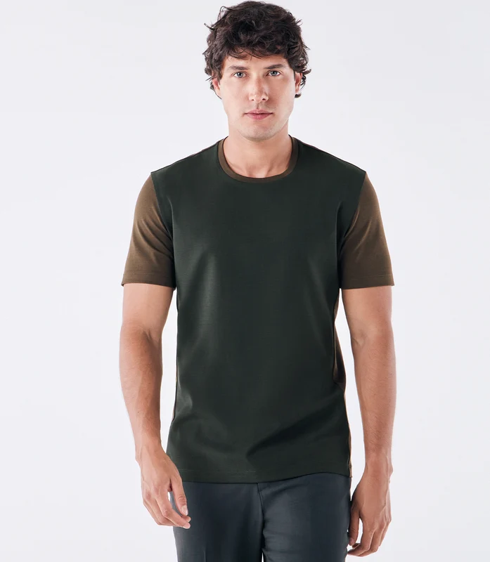 Camiseta Tailor Air Lã Active Verde Verde / M