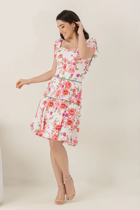 VESTIDO JANETTE BEGE / M