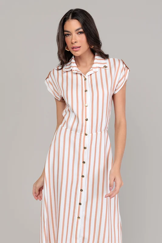 VESTIDO ODALIA CARAMELO / G