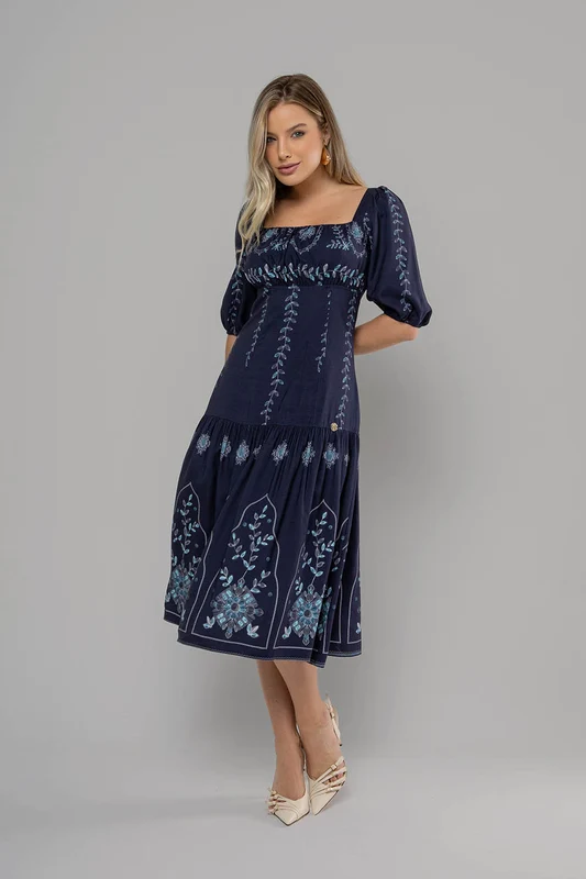VESTIDO ROBENITA MARINHO / G