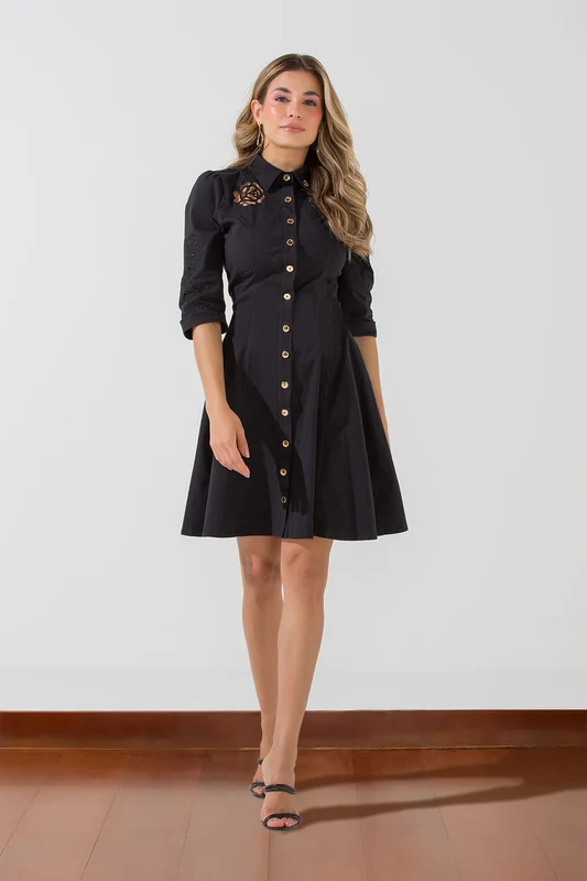 VESTIDO LEDA PRETO / M