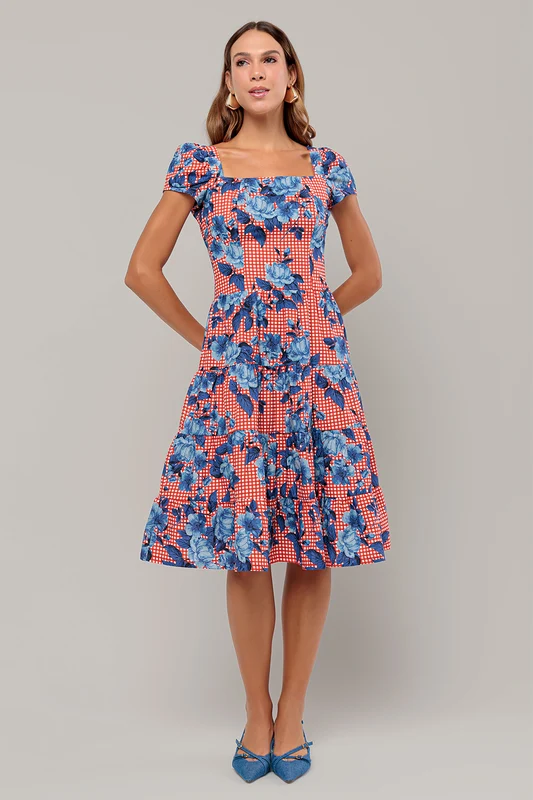VESTIDO DOLORES AZUL / M