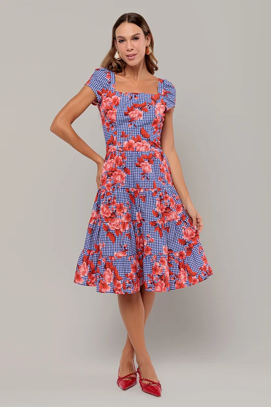 VESTIDO DOLORES VERMELHO / P