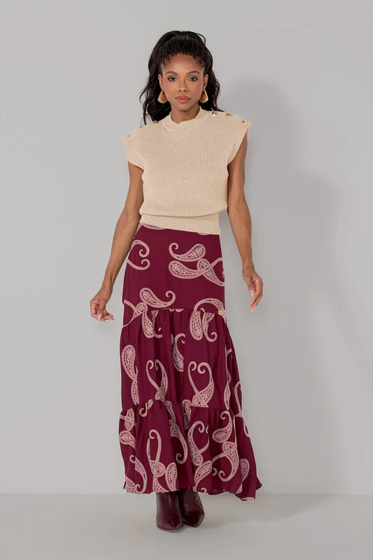 BLUSA ALIANA AREIA / P