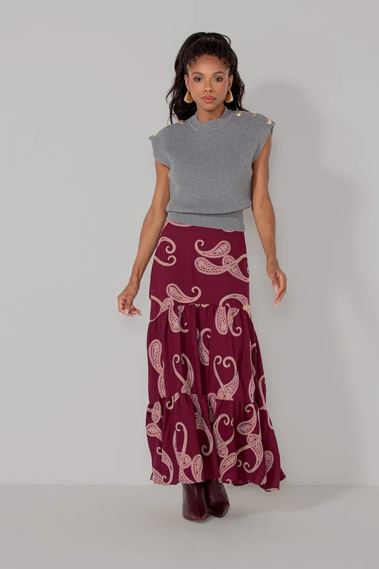 BLUSA ALIANA CINZA / G