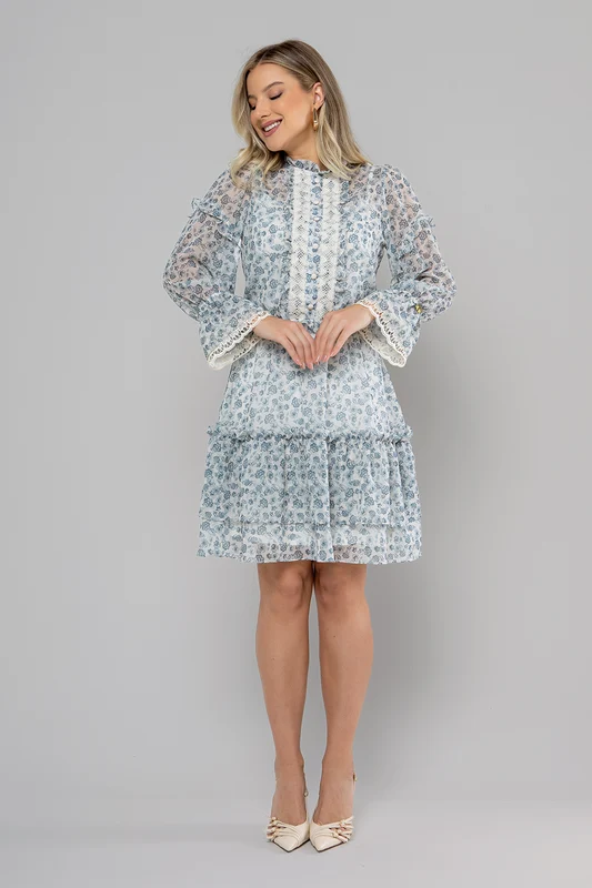 VESTIDO LUEIDE AZUL / G