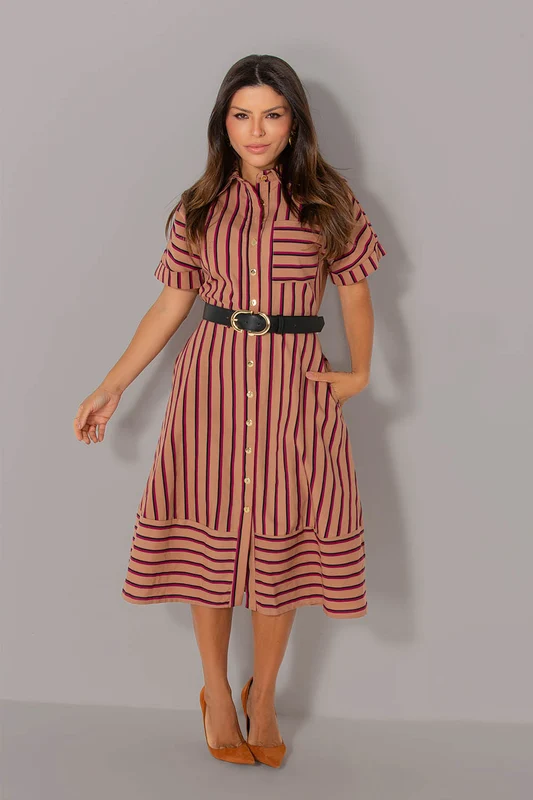 VESTIDO LOVANI BEGE / M