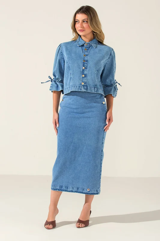 CONJUNTO JANAILMA AZUL JEANS / G