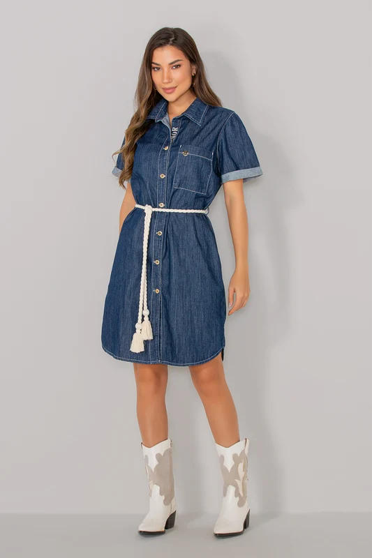 VESTIDO GERMANA AZUL-AMOR / M