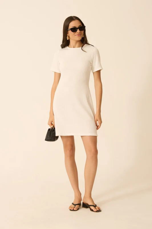 VESTIDO CURTO MALHA ONDAS OFF OFF / G