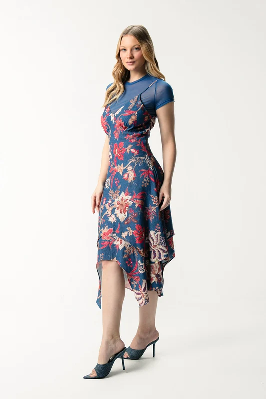VESTIDO FRANCIMEIRE AZUL JEANS / M