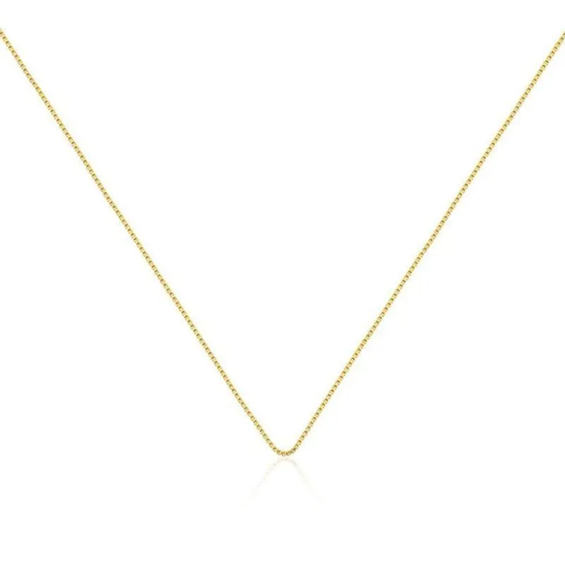 Corrente Veneziana Feminina Banhada Ouro 45cm Com Extensor