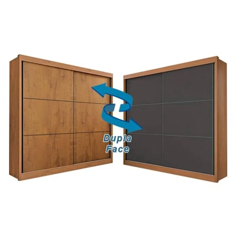 Guarda-Roupa 2 Portas Flex Cinam/Cinam/Graft Cancun 2.2 D'Doro