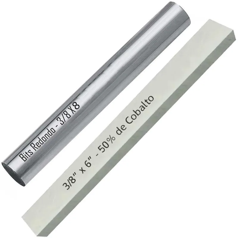 Kit Bits Redondo 3-8 X 8 E Bits Quadrado 3-8 X 6 - 50% Cobalto