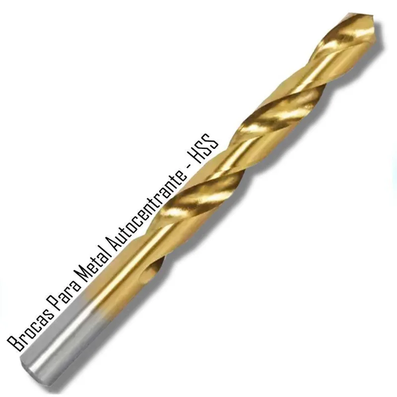 Brocas Metal Autocentrante Aço Rápido Med. 10,2 X 133Mm