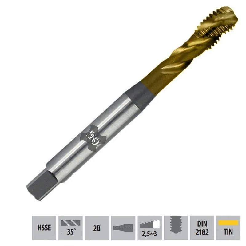 Macho Para Máquina Hsse Unf 5/16 X 24 Sft 281/2 - Din 2182 Tin - Osg