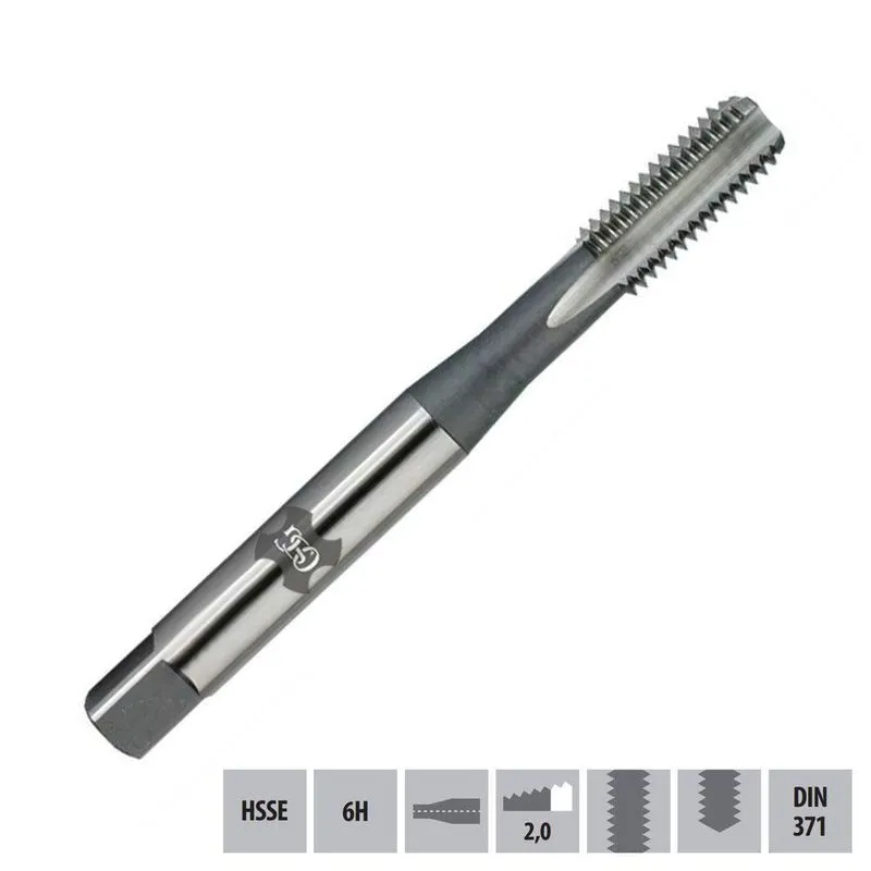 Macho Para Máquina Hsse M2,0 X 0,4 Mt 250/3 - Din 371 - Osg