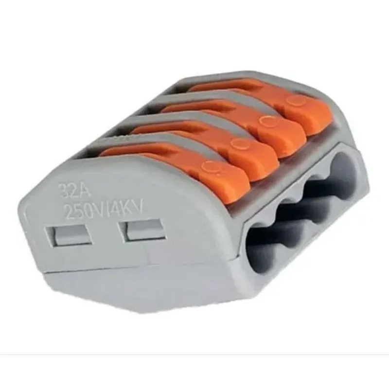 50 Pçs Conector Borne Emenda 4 Fios - Modelo Pct-214