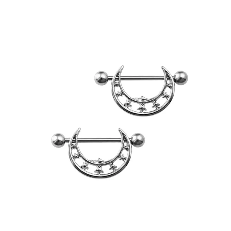 Piercing Mamilo Peito Titânio - Par