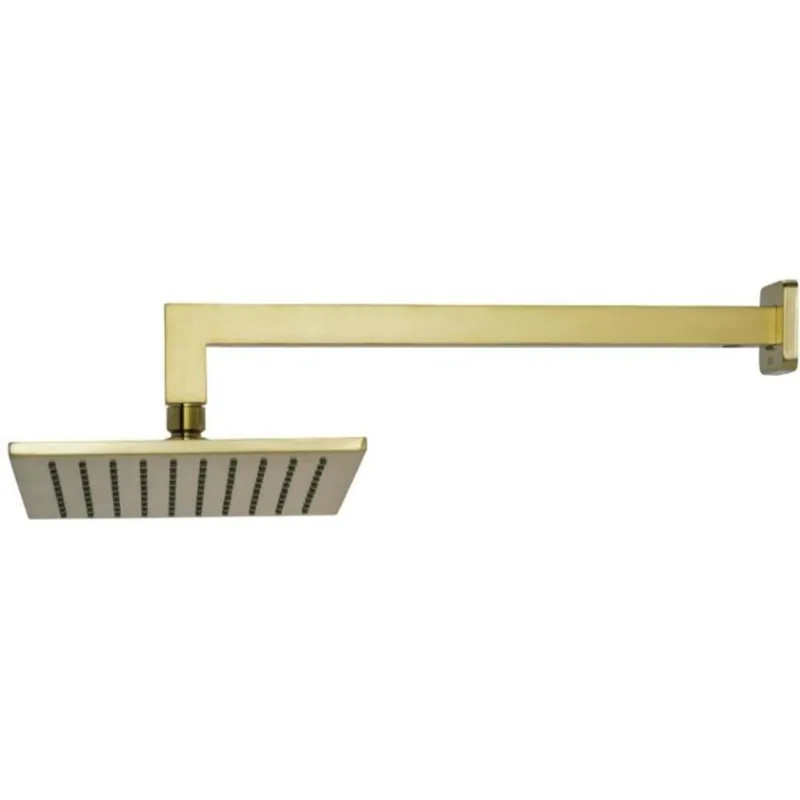 Chuveiro com Tubo de Parede Rainbow Brushed Gold