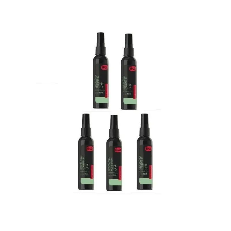 Deocolônia Ibasa Fragrância Equilibrum 50ml - 5 Unidades